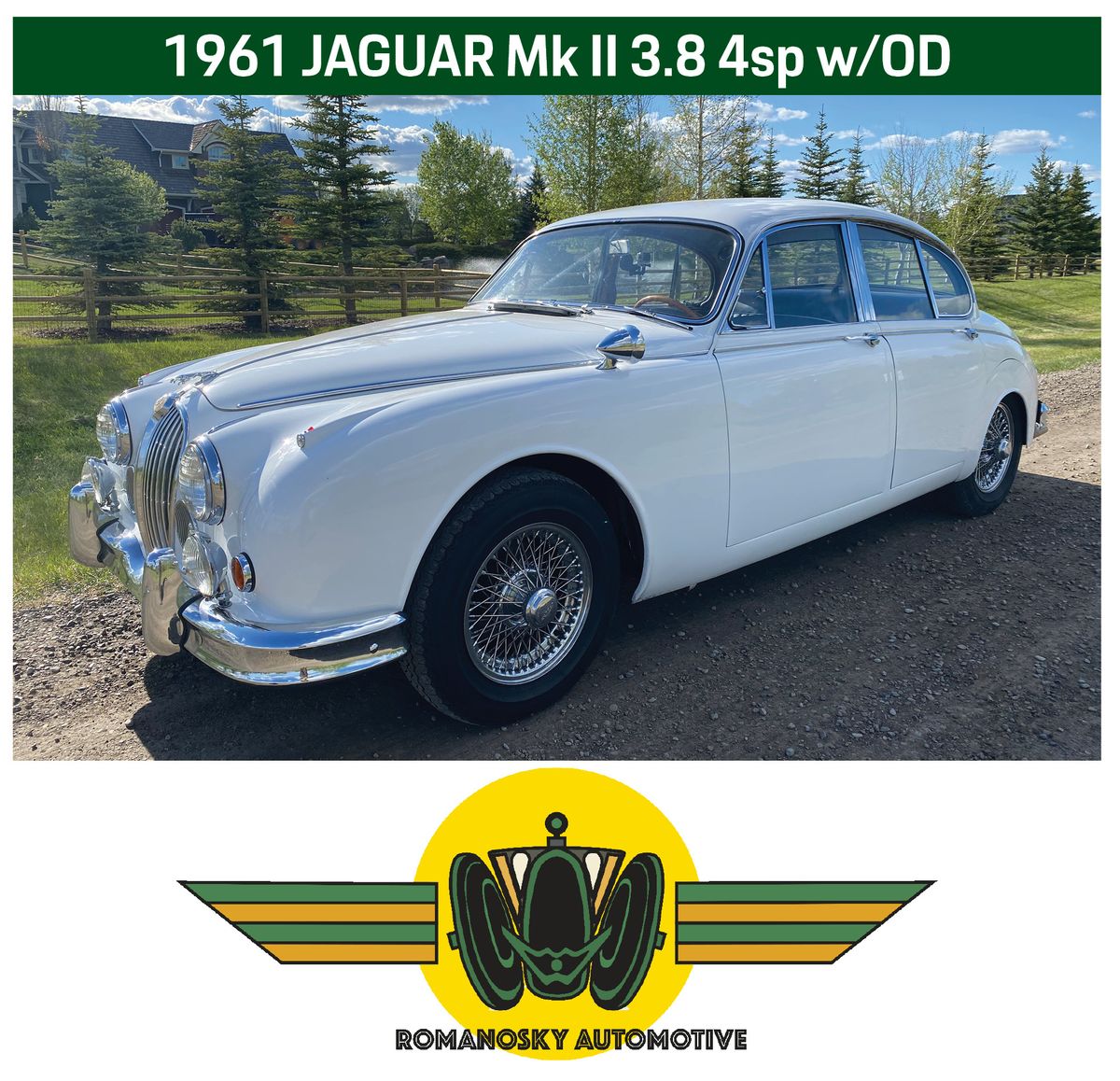 1961 Jaguar Mk II 3.8 4sp OD