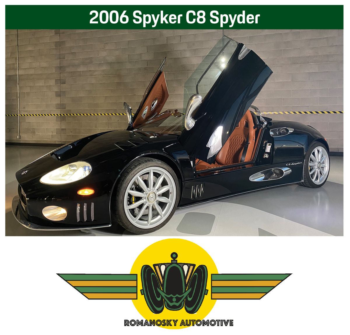 2006 Spyker C8 Spyder: BAT Auction Preview